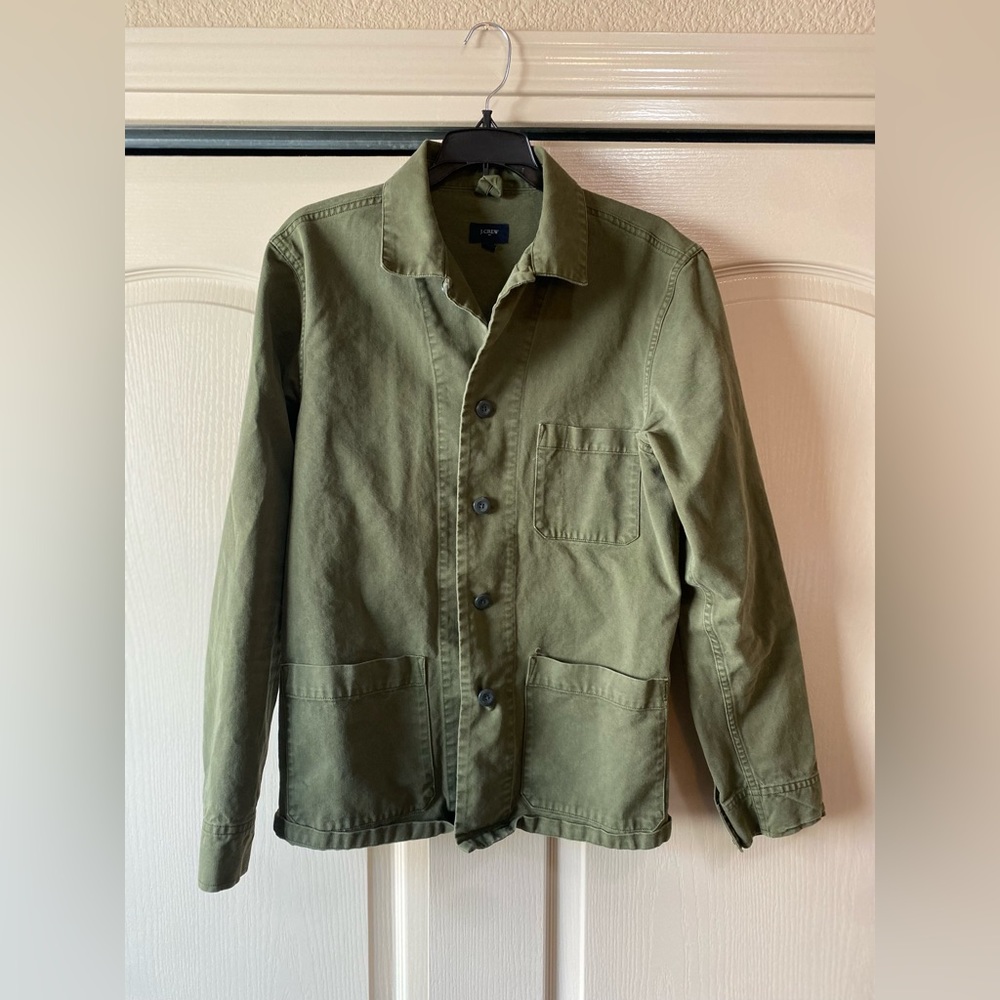 J crew factory shirt jacket men’s